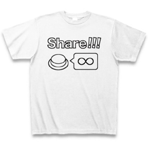 シェア/ソーシャルボタングッズ・Tシャツ