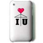 相合い傘 iPhoneケース